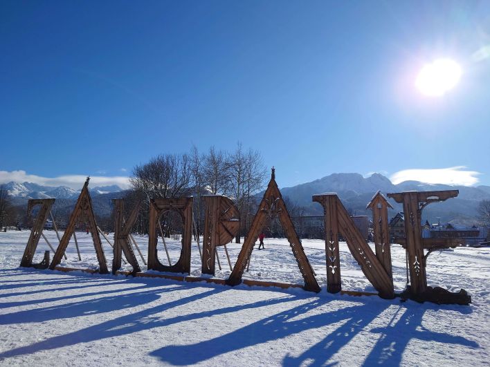 zakopane napis rownia krupowa